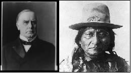 William McKinley and Sitting Bull photos