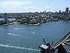 Lavender Bay, looking west, from the Harbour Bridge